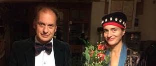 Peter Cowdrey and Liz Cowdrey